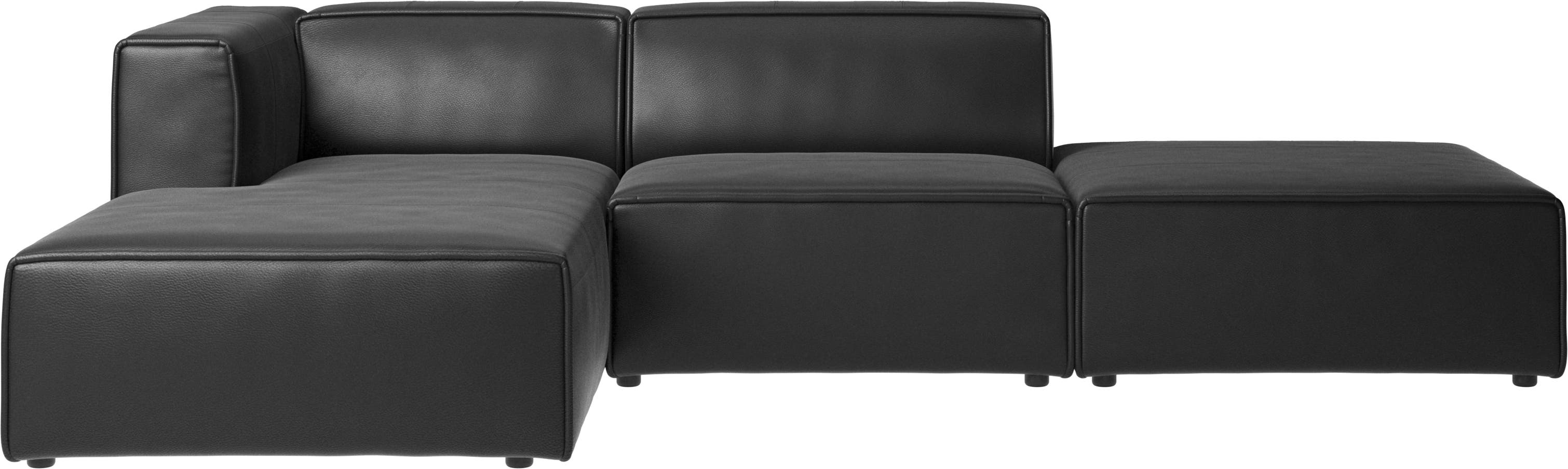 Carmo sofa with lounging and resting unit