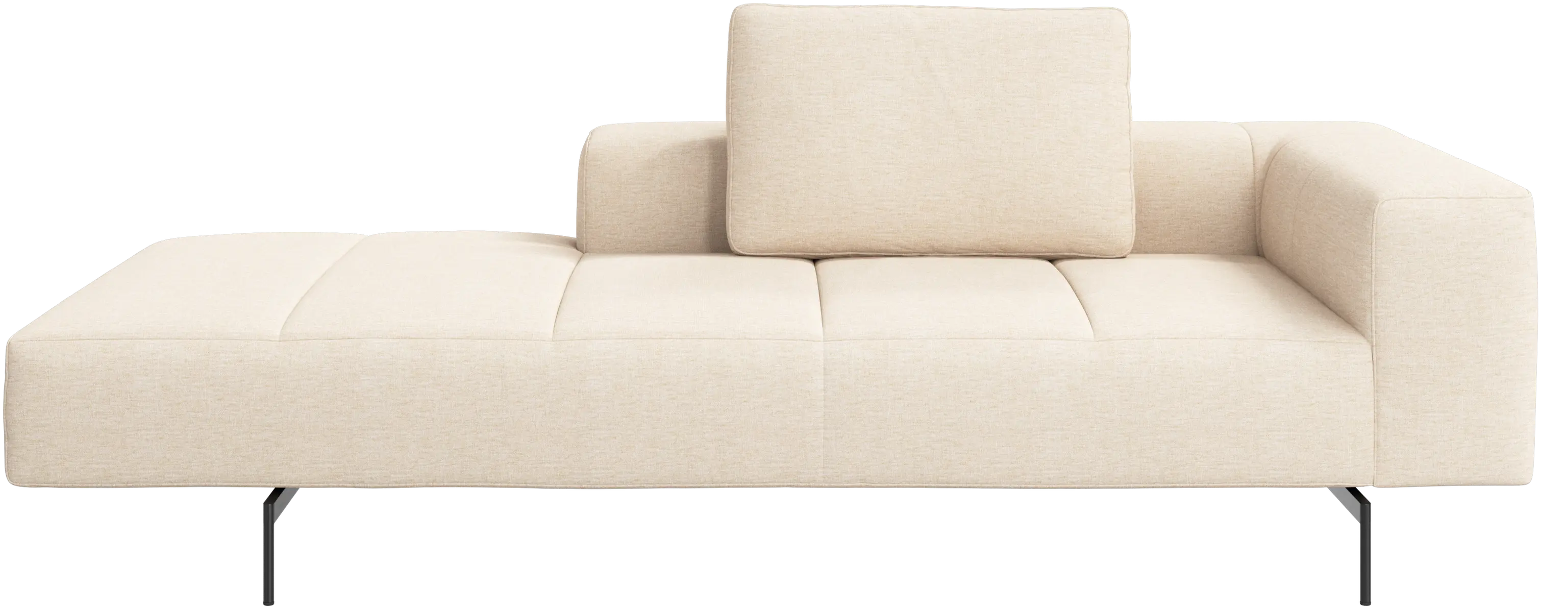 Amsterdam Iounging module for sofa, armrest right, open end left