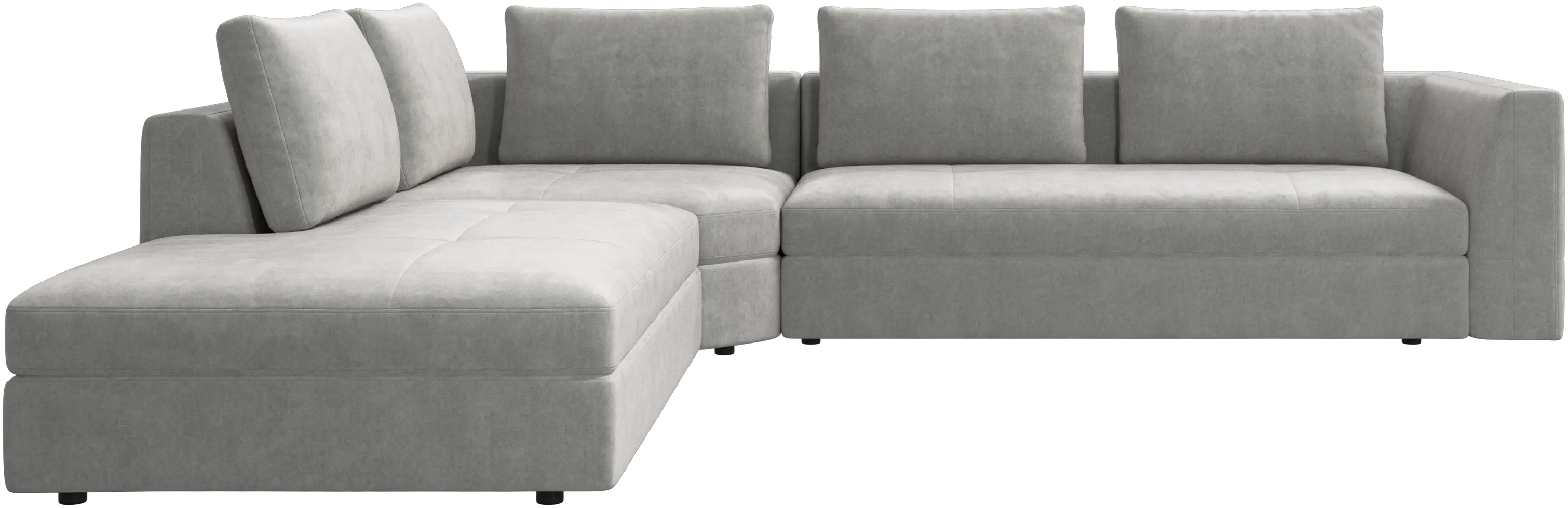 Bergamo corner sofa with lounging unit