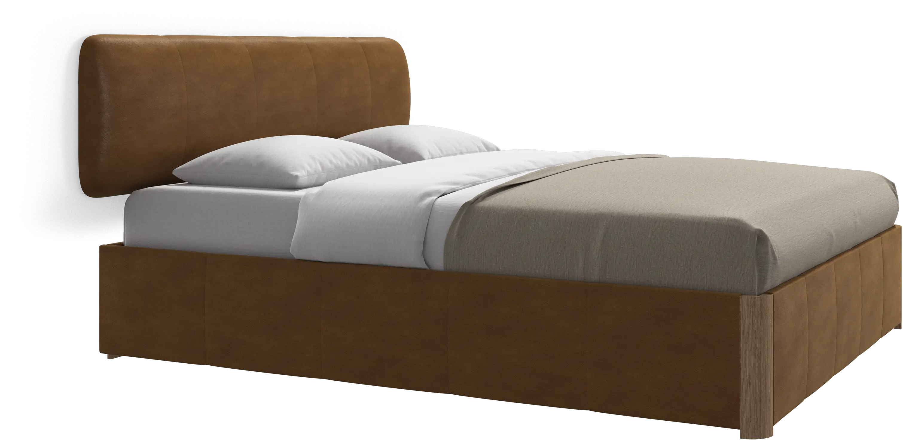 Element bed, wall-mounted headboard, without slats, excl. mattress