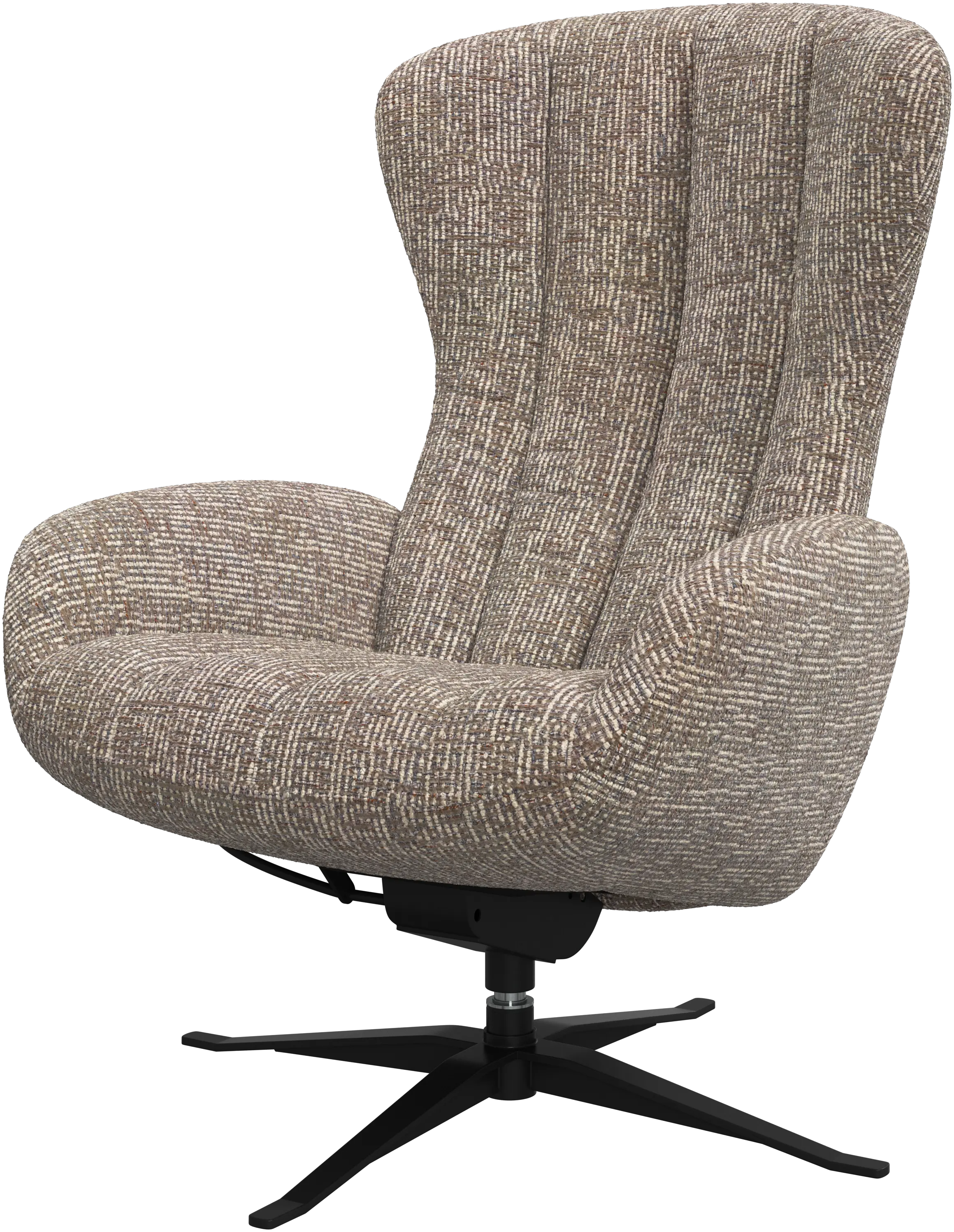 Tilburg recliner with swivel function and adjustable headrest