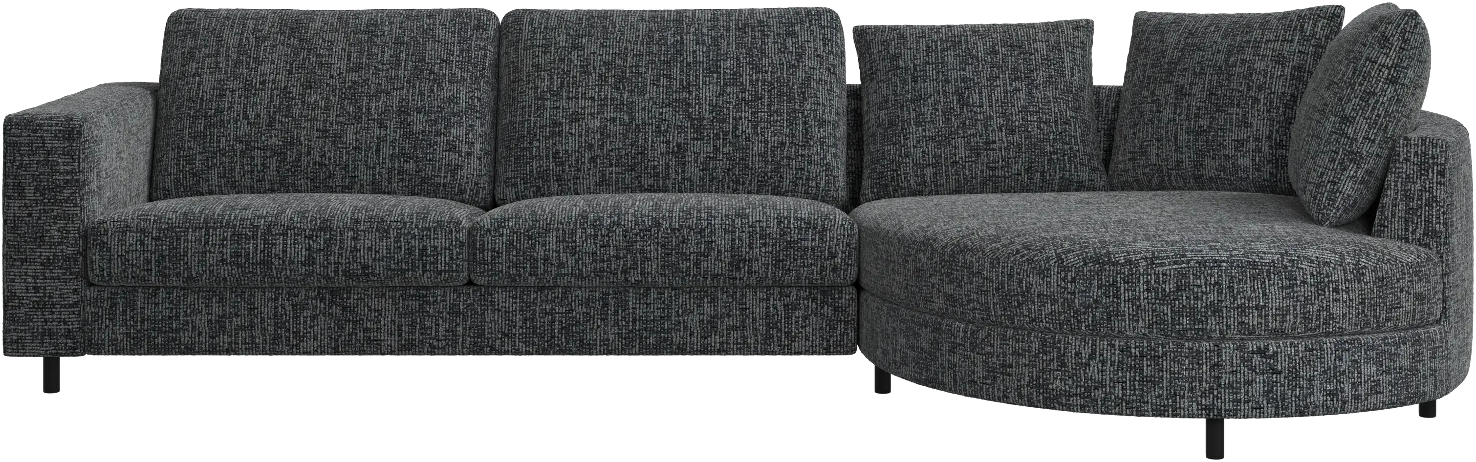 Sofá Indivi con módulo chaise-longue a la derecha