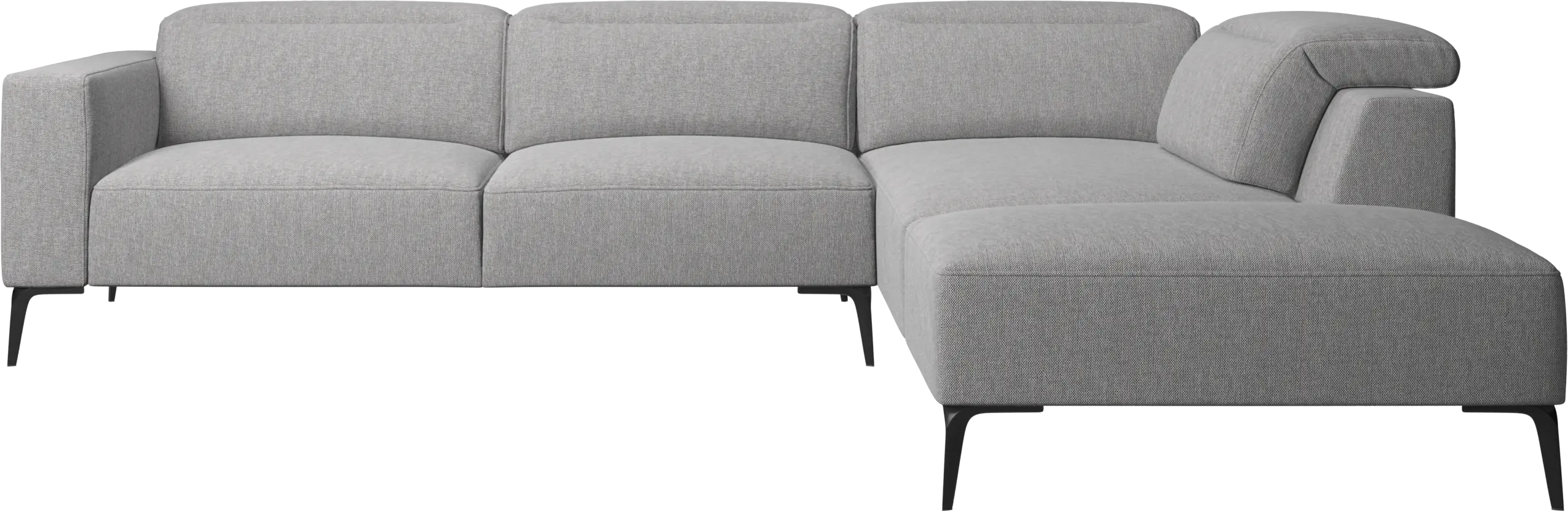 Zürich corner sofa with lounging unit