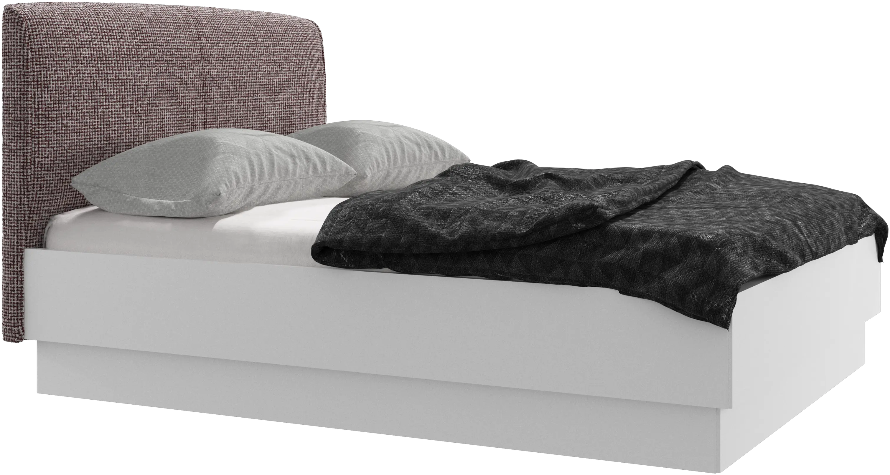 Houston, upholstered bed with storage