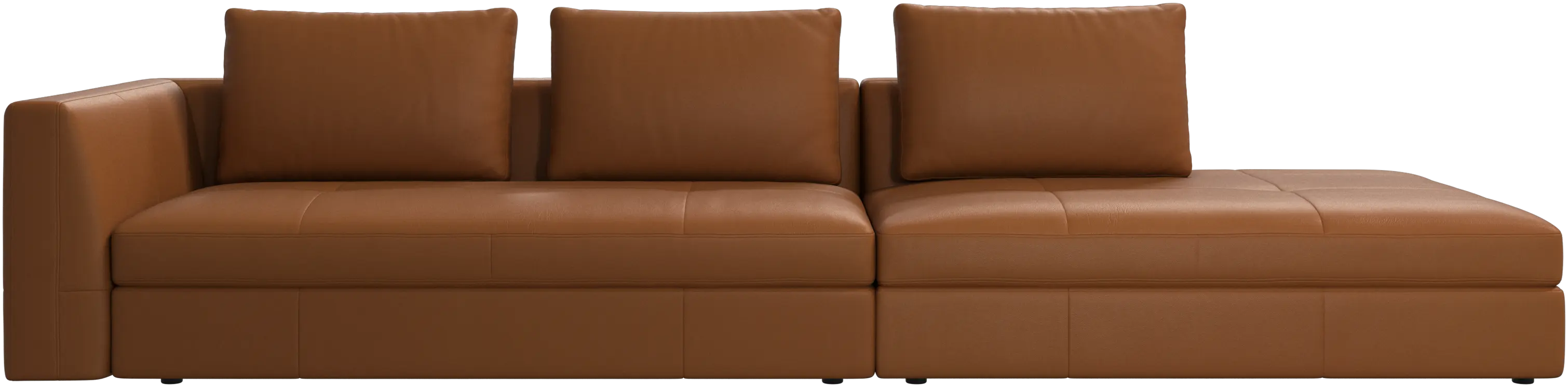 Bergamo sofa with lounging unit
