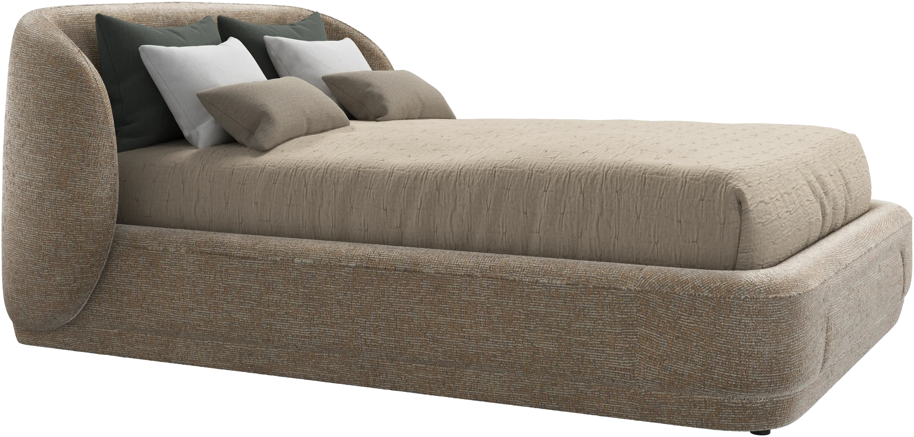 Bolzano bed with slats - W140xL200cm