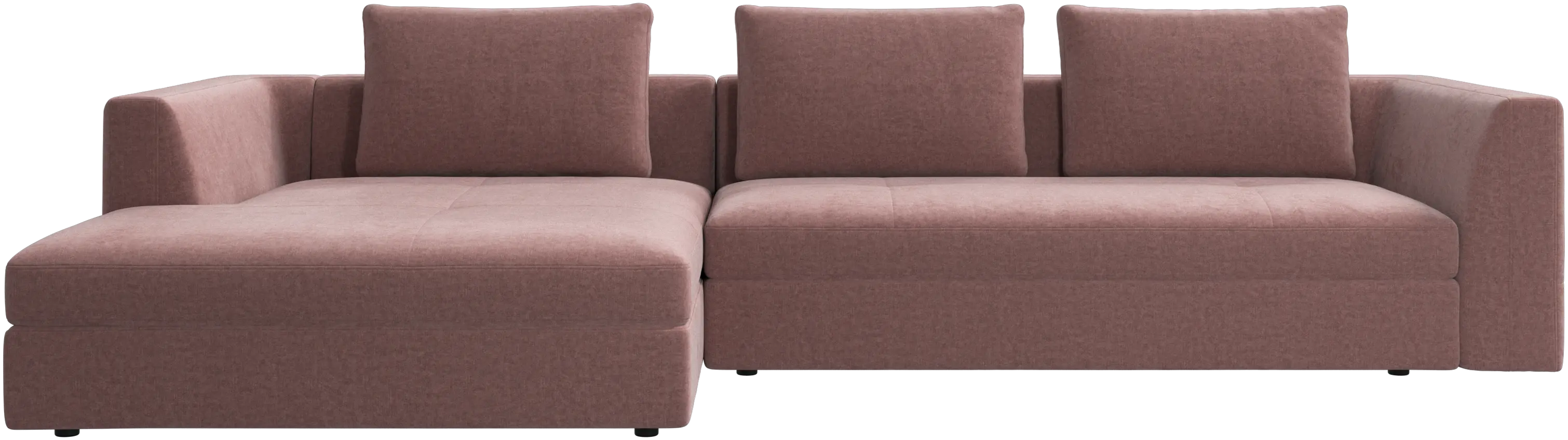 Bergamo sofa with resting unit