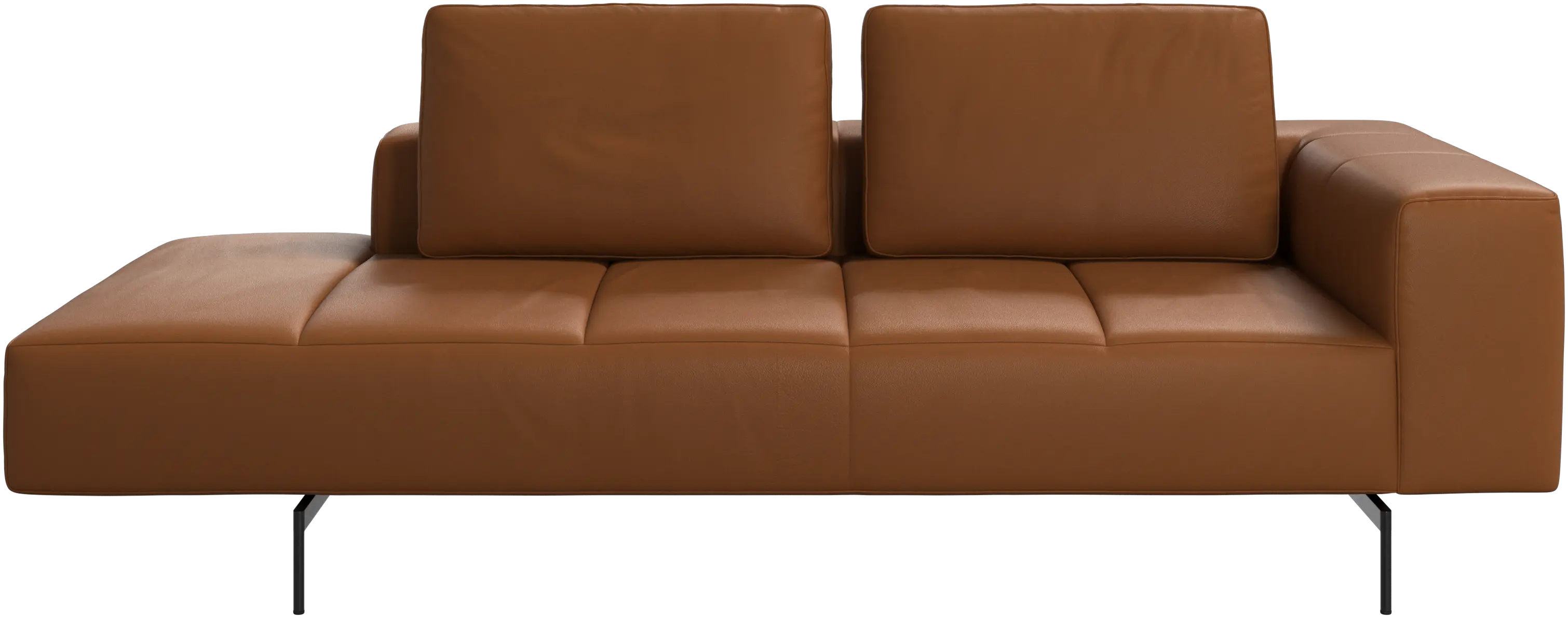 Amsterdam resting module for sofa, armrest right, open end left