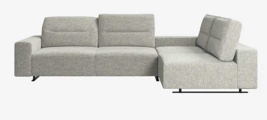 Hampton コーナーソファ (リクライニング機能&左収納付き)