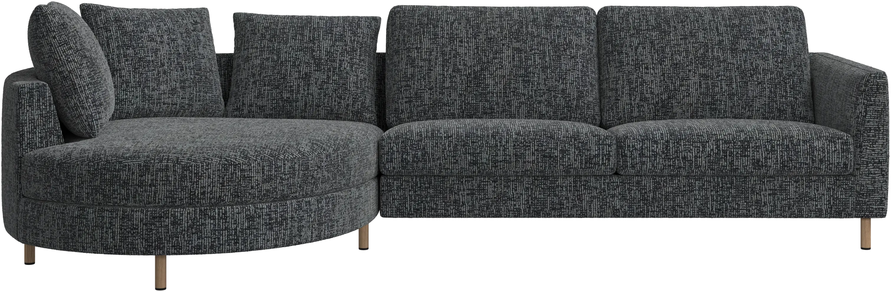 Indivi sofa with chaise longue left