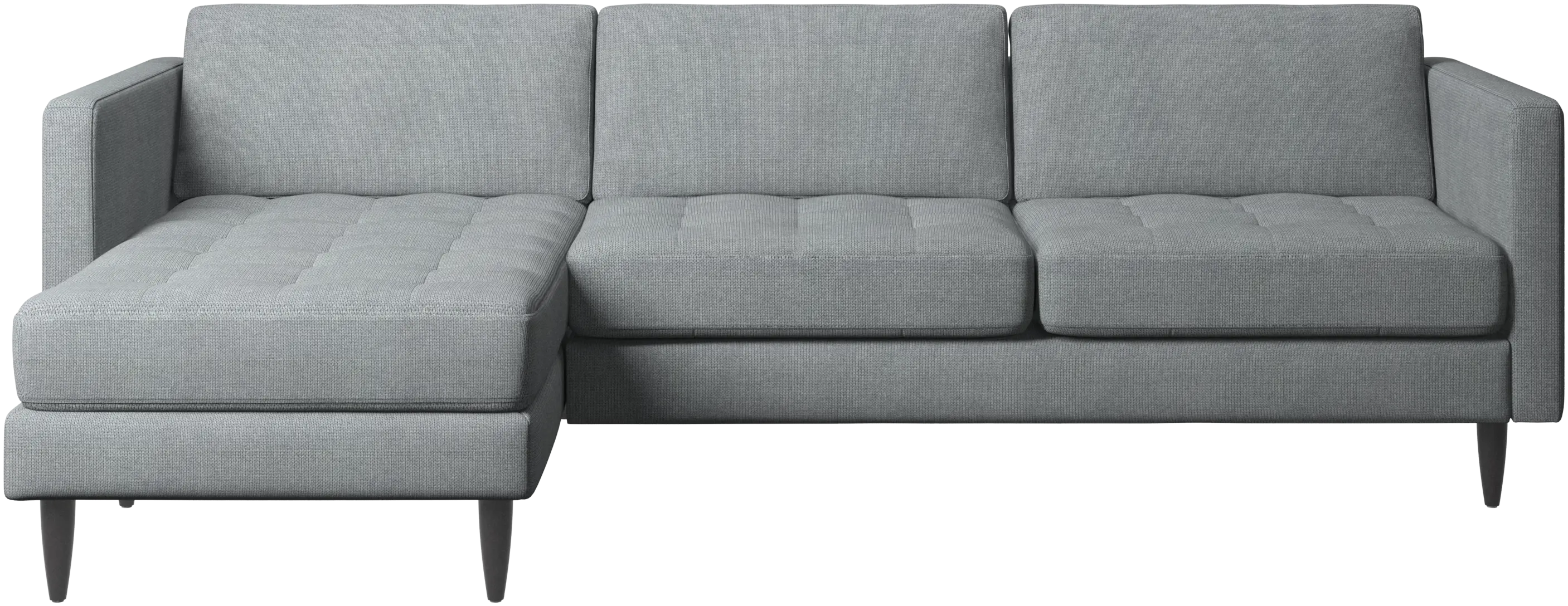 Osaka sofa with resting unit, tufted seat
