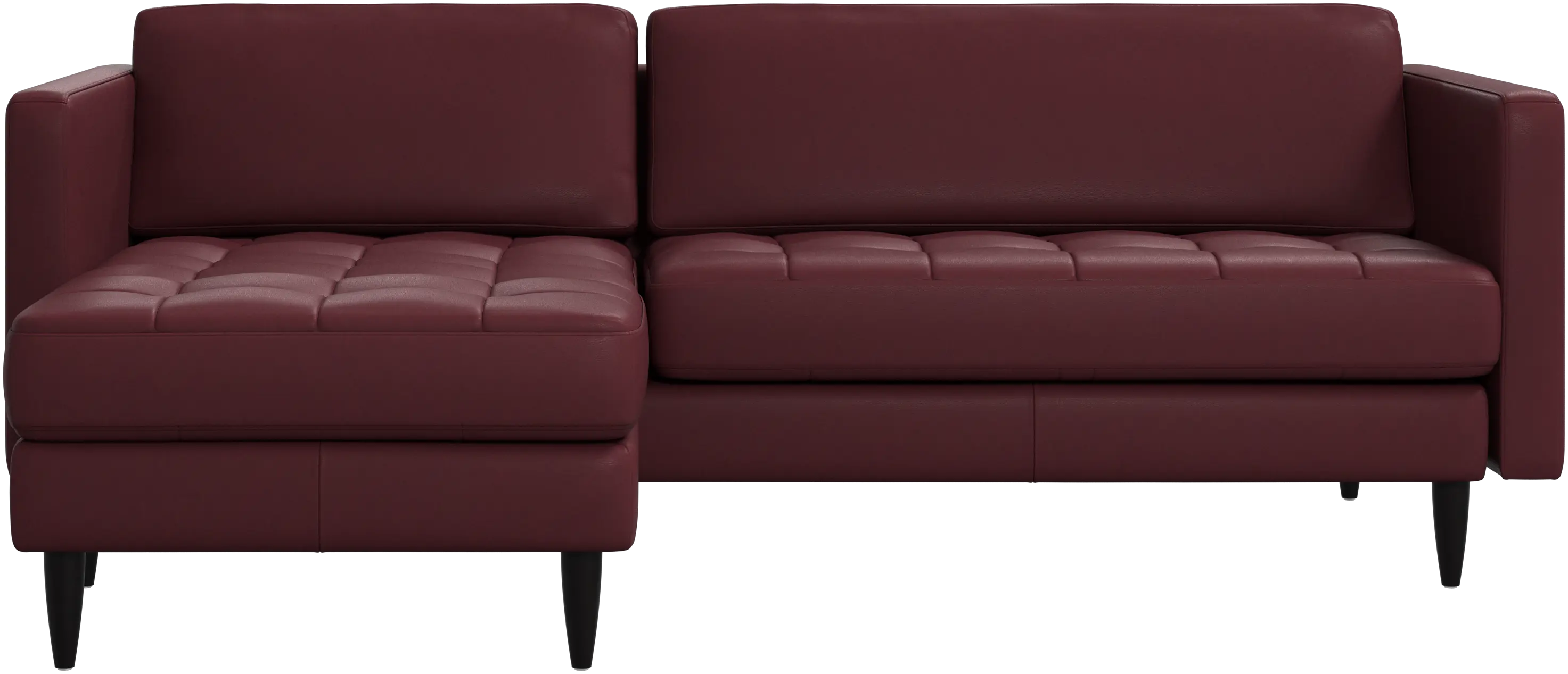 Osaka sofa with resting unit, tufted seat
