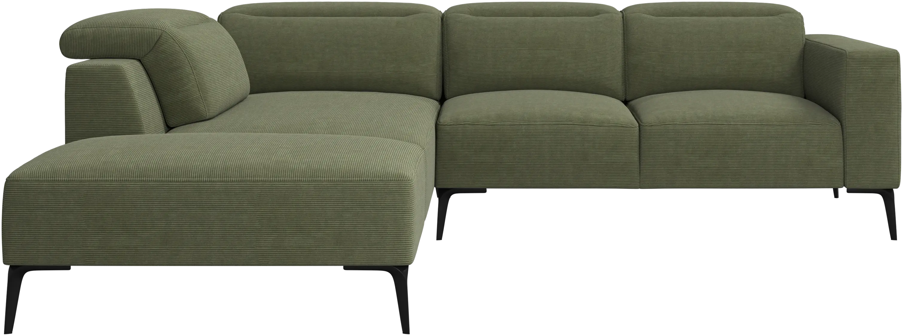 Zürich corner sofa with lounging unit