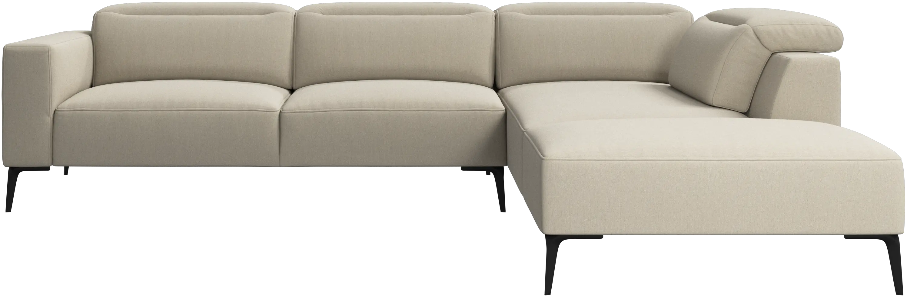 Zürich corner sofa with lounging unit