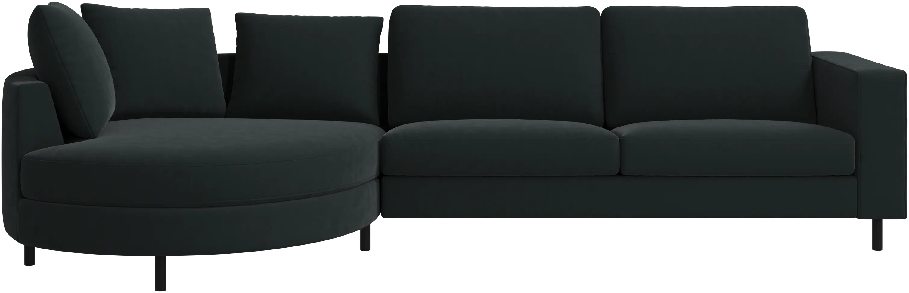 Indivi sofa with chaise longue left