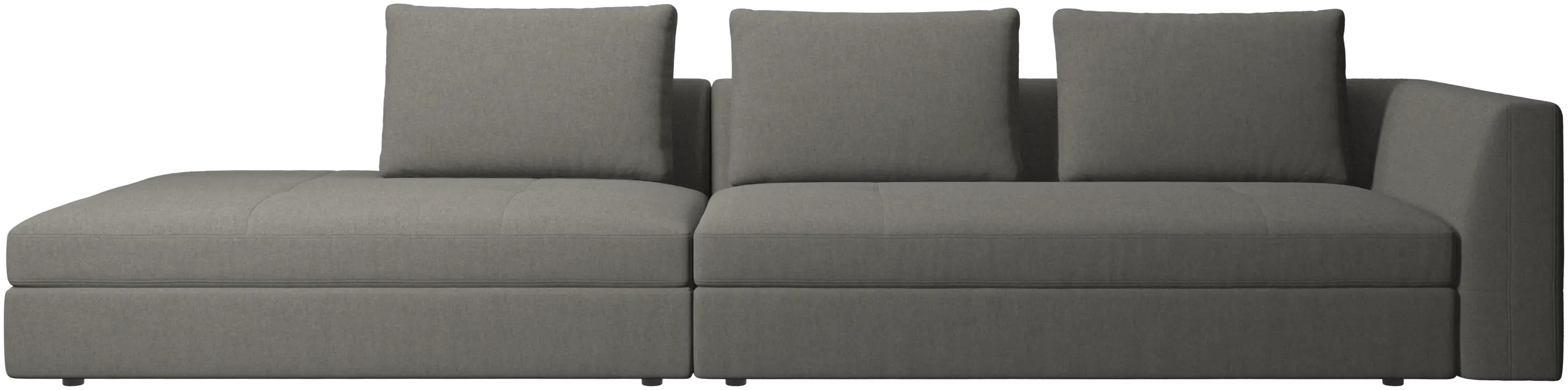 Bergamo sofa with lounging unit