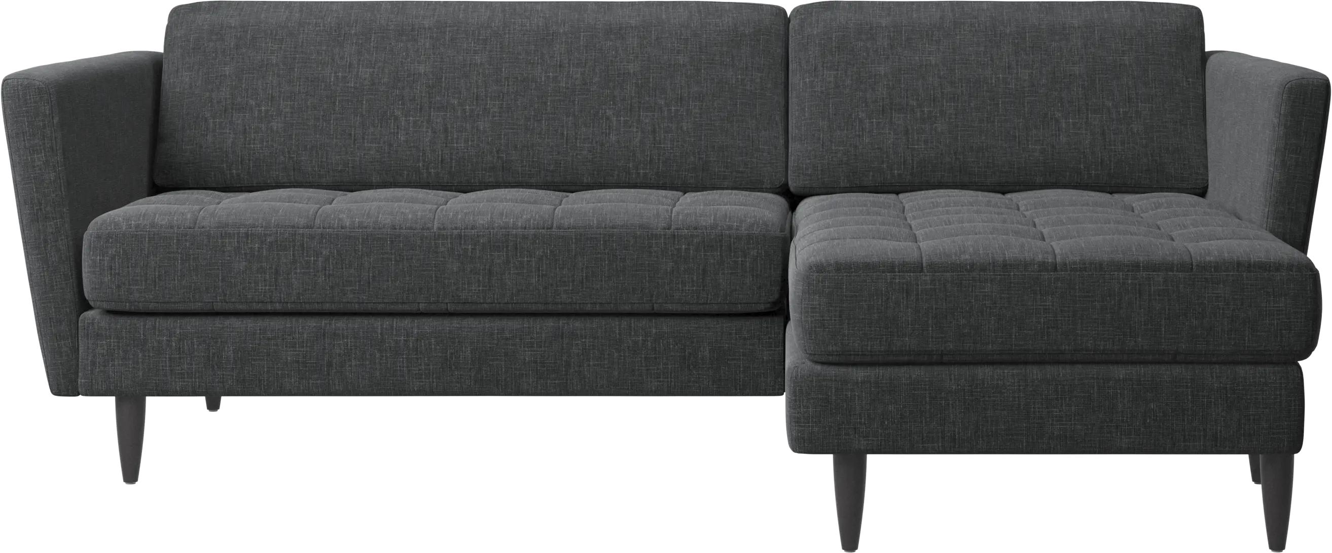 Osaka sofa with resting unit, tufted seat