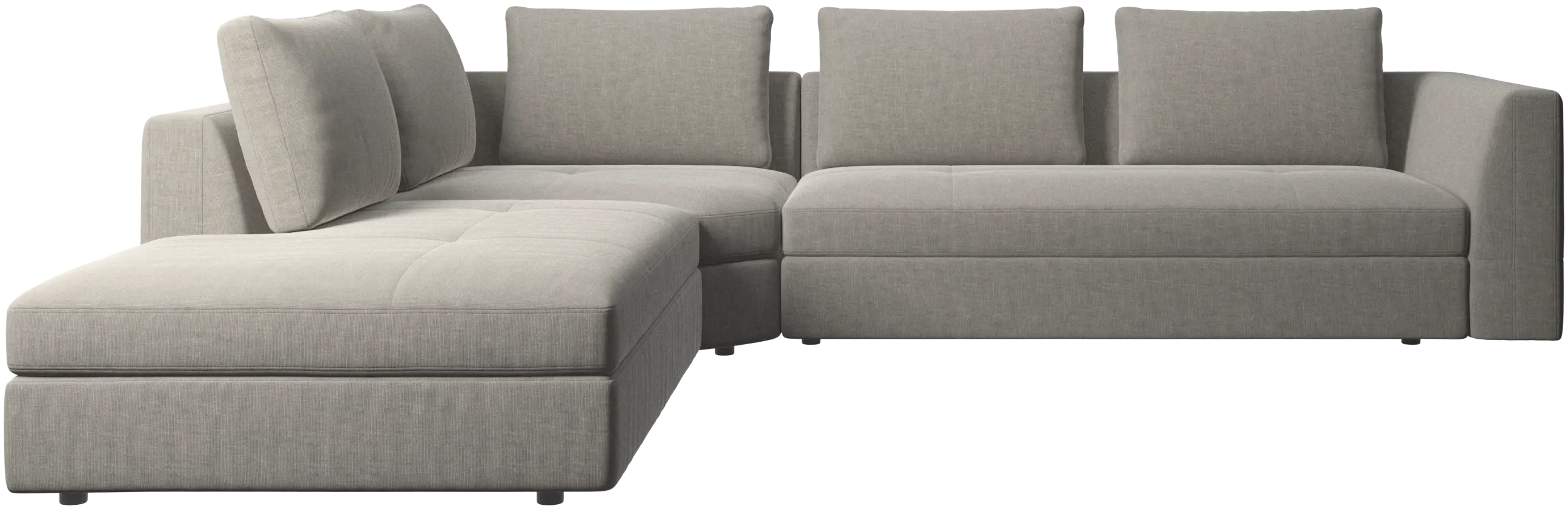 Bergamo corner sofa with lounging unit