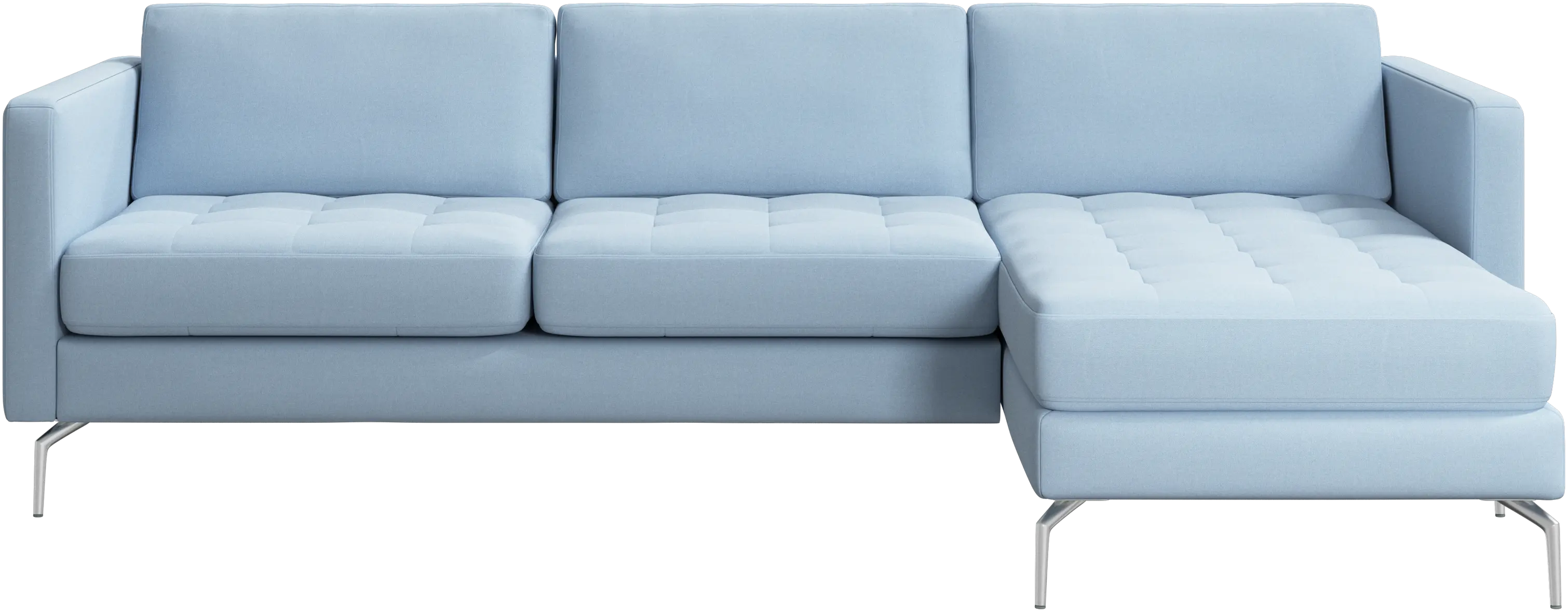 Osaka sofa with resting unit, tufted seat
