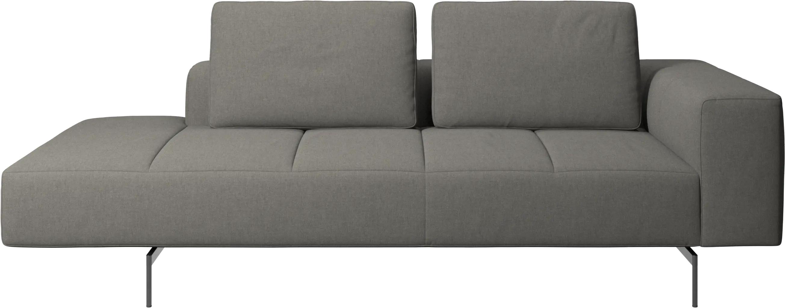 Amsterdam resting module for sofa, armrest right, open end left