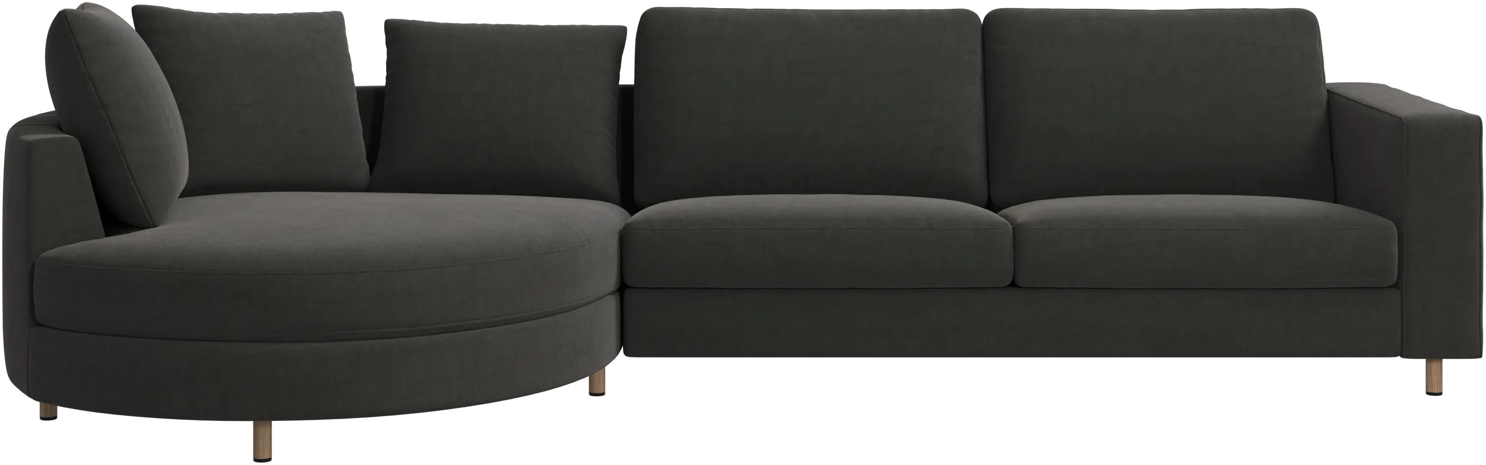 Indivi sofa with chaise longue left