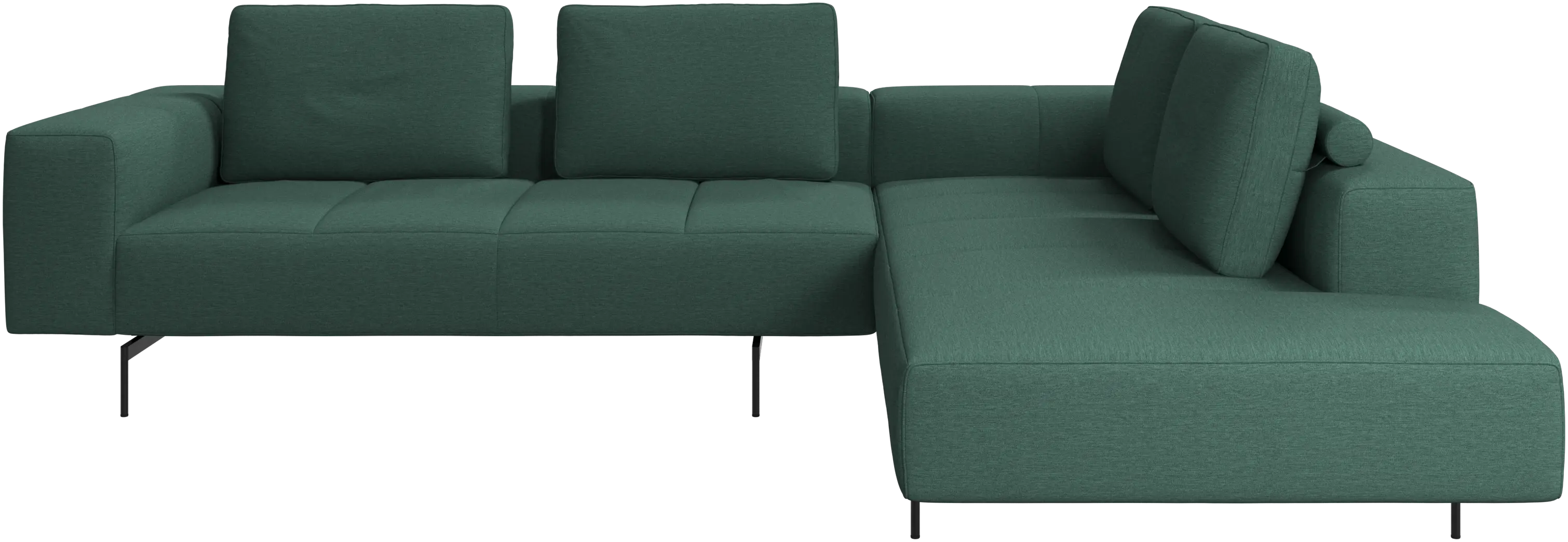 Amsterdam corner sofa with lounging unit