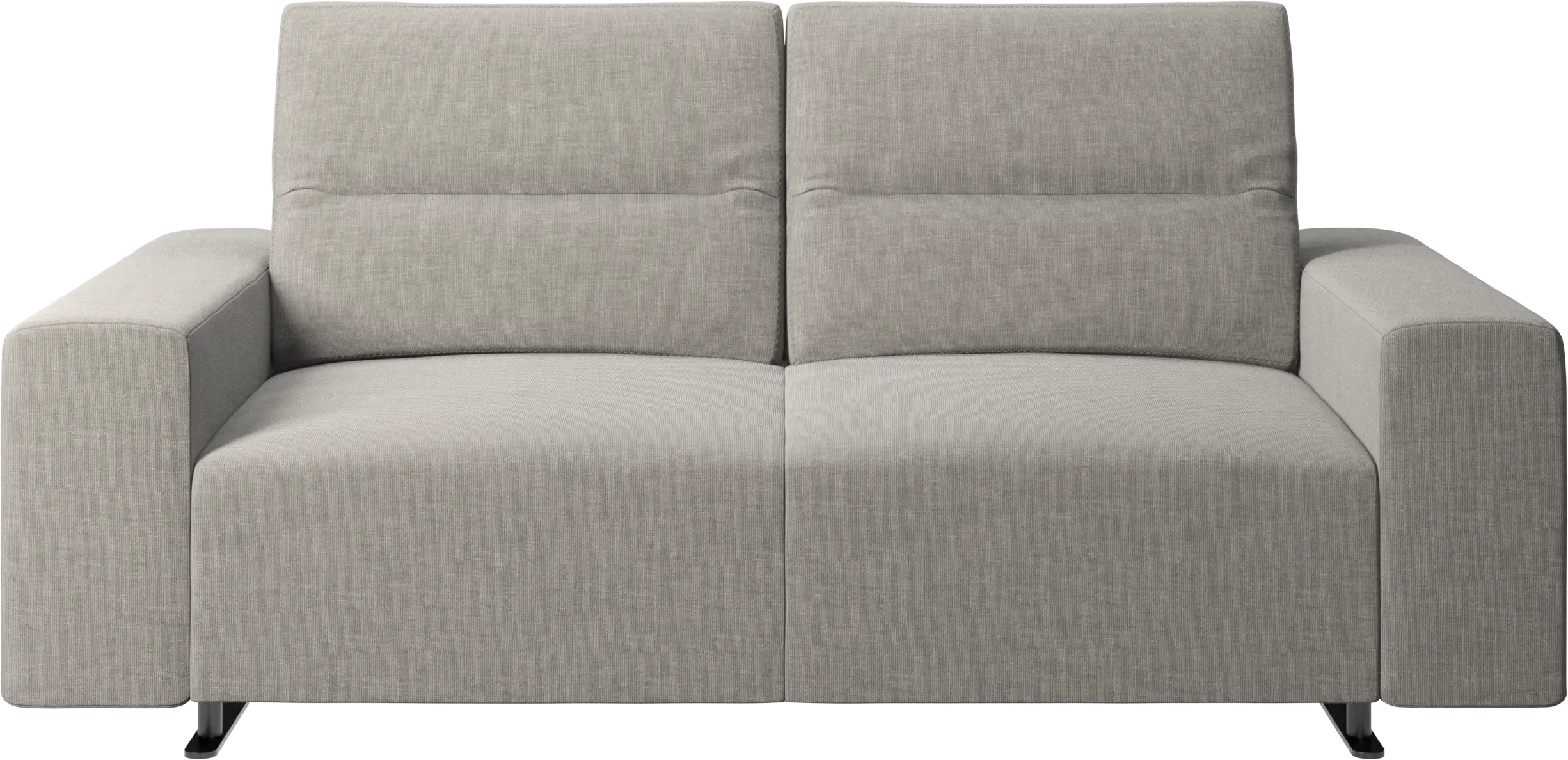 Hampton sofa with adjustable back and storage on the left side
