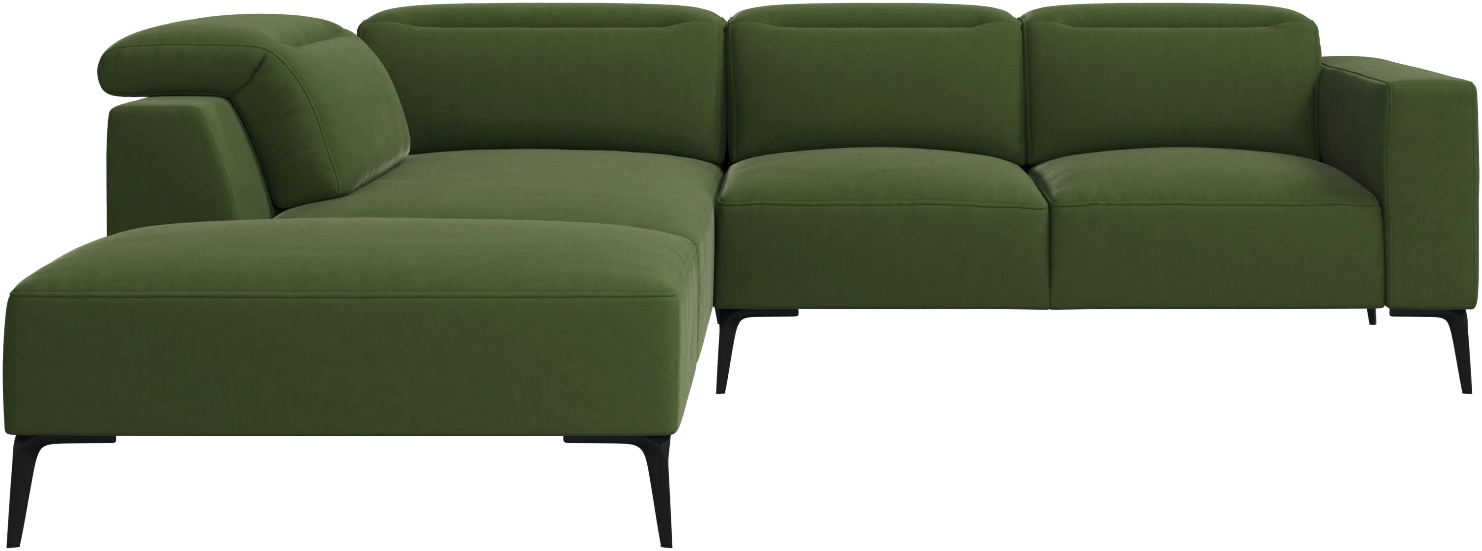 Zürich corner sofa with lounging unit