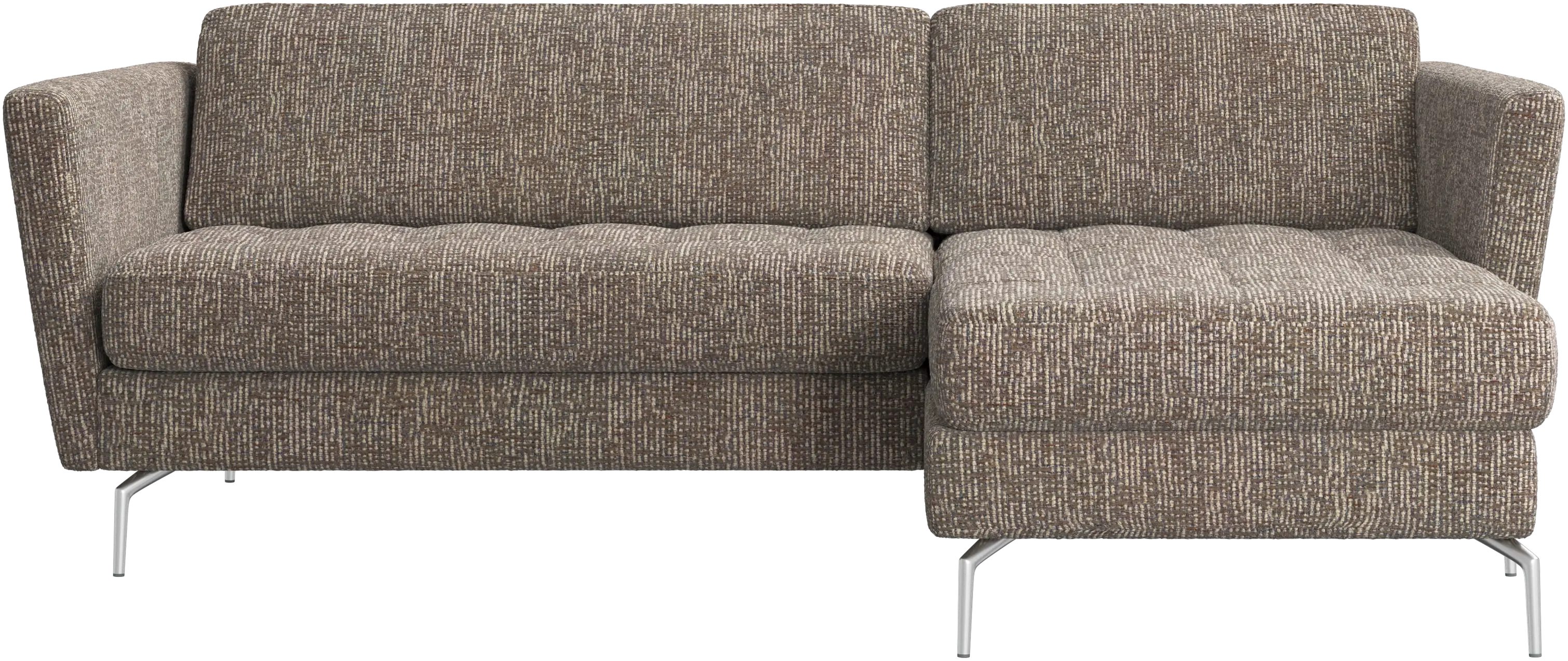 Osaka sofa with resting unit, tufted seat