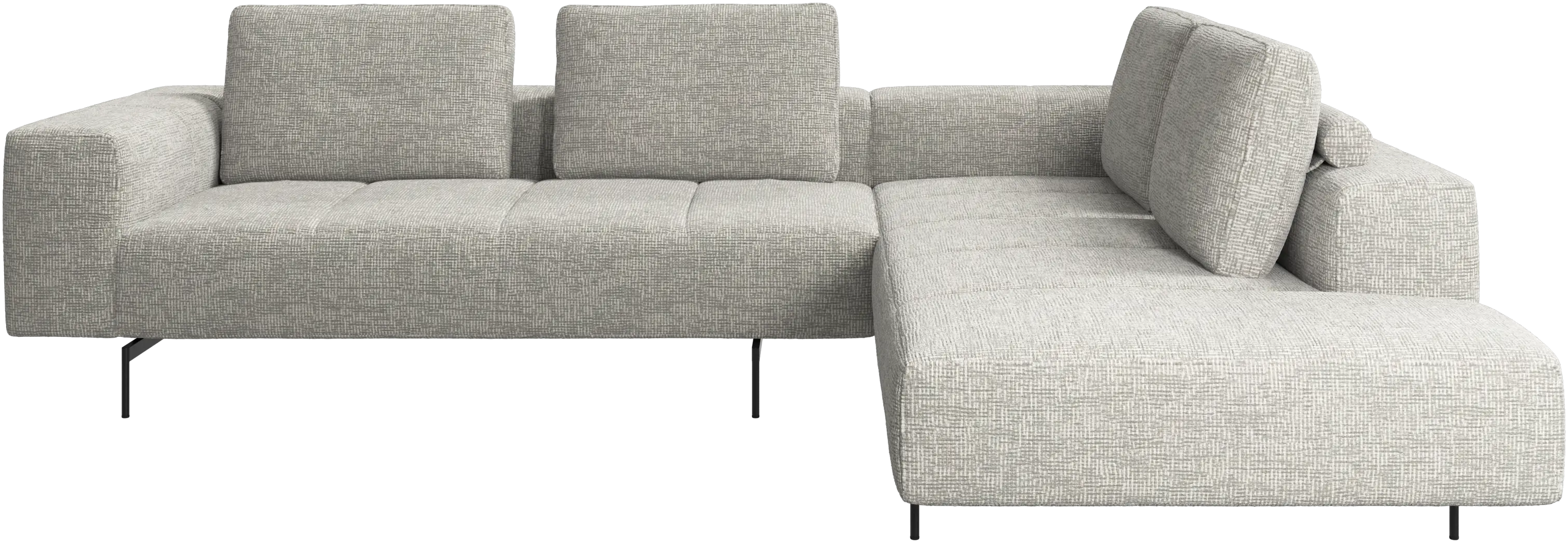 Amsterdam corner sofa with lounging unit