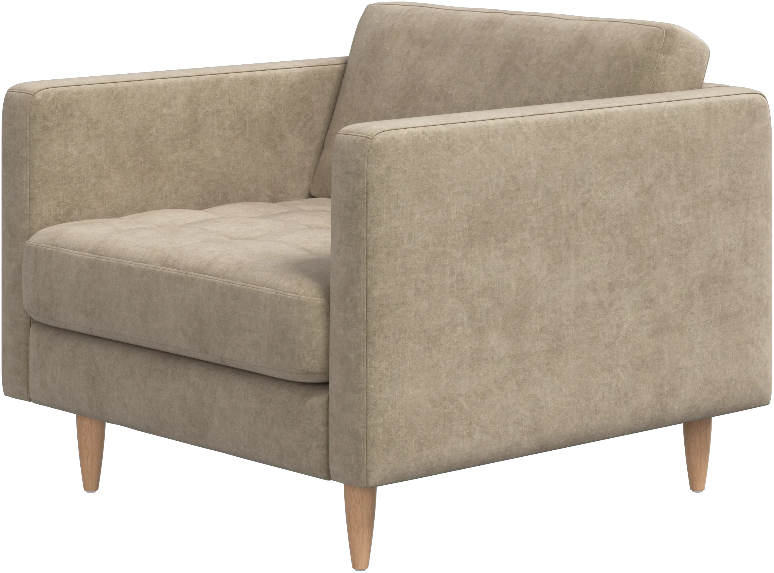 Osaka chair, tufted seat