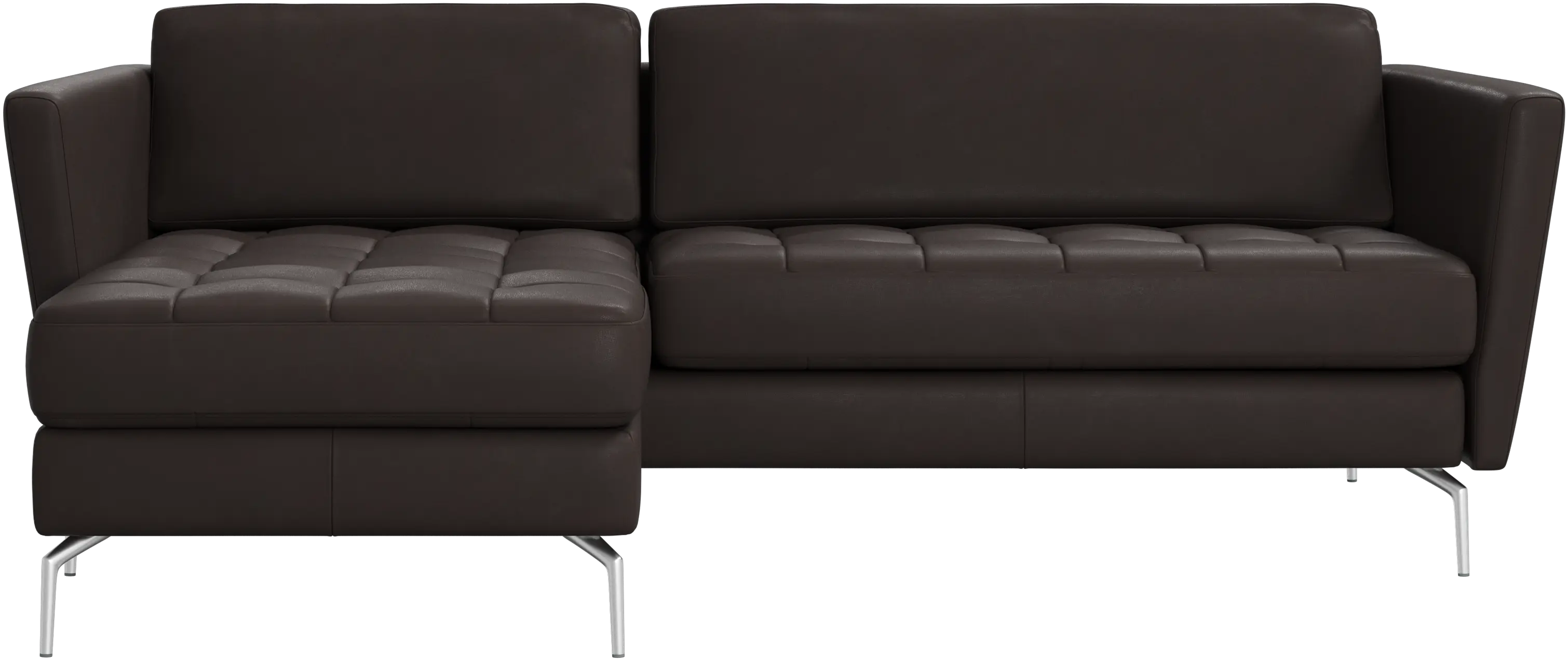 Osaka sofa with resting unit, tufted seat