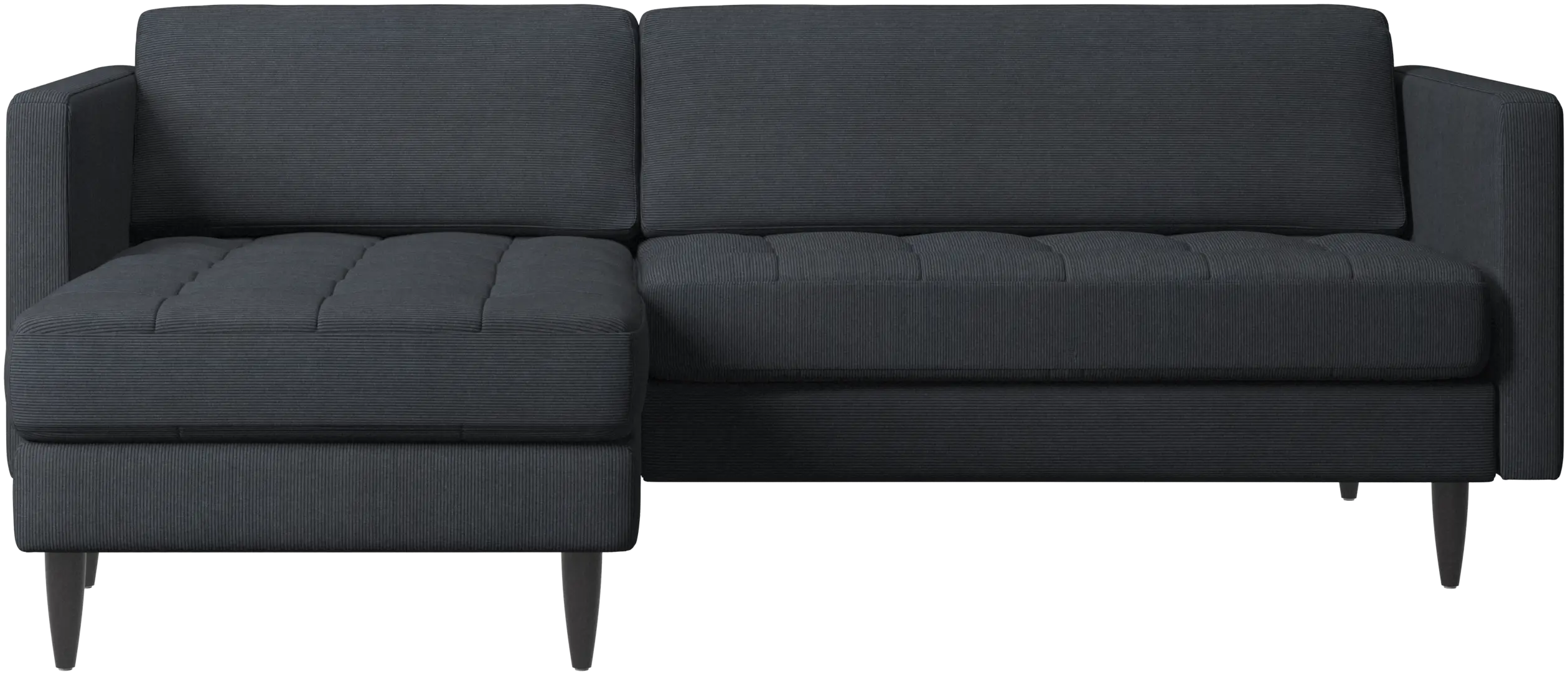 Osaka sofa with resting unit, tufted seat