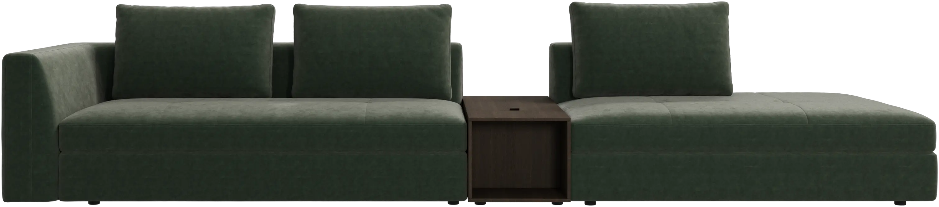 Bergamo 3 seater lounge sofa with storage