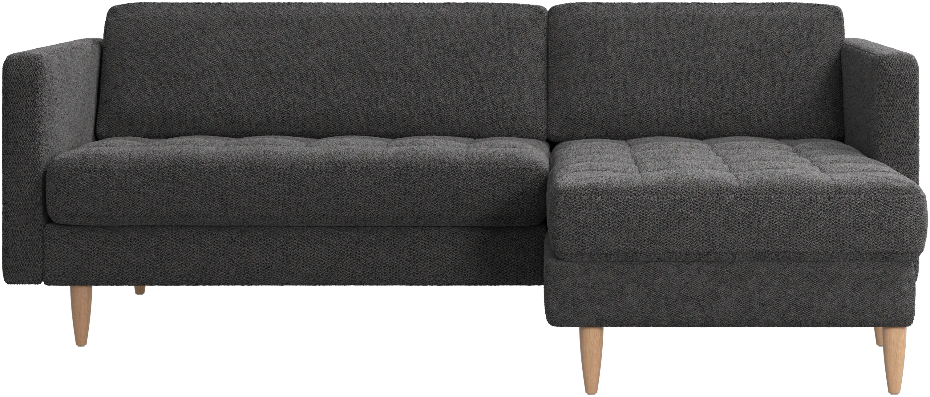 Osaka sofa with resting unit, tufted seat