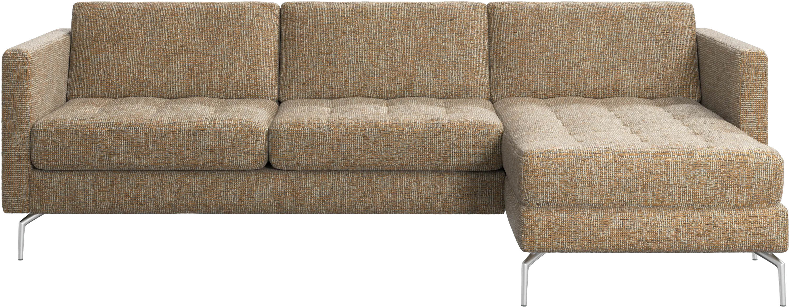 Osaka sofa with resting unit, tufted seat