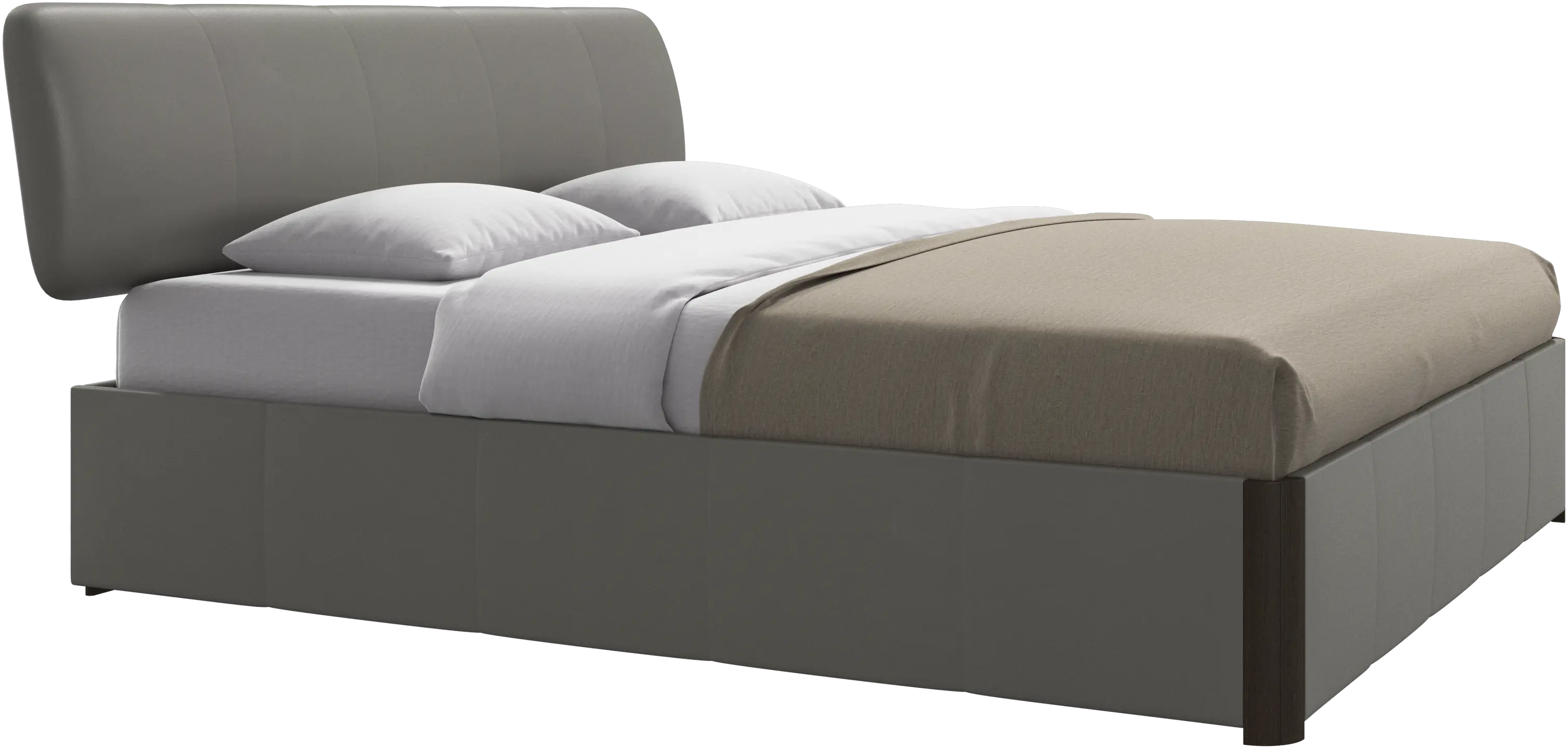 Element 床、床头板(安装在床上)、带床板,不包括床垫