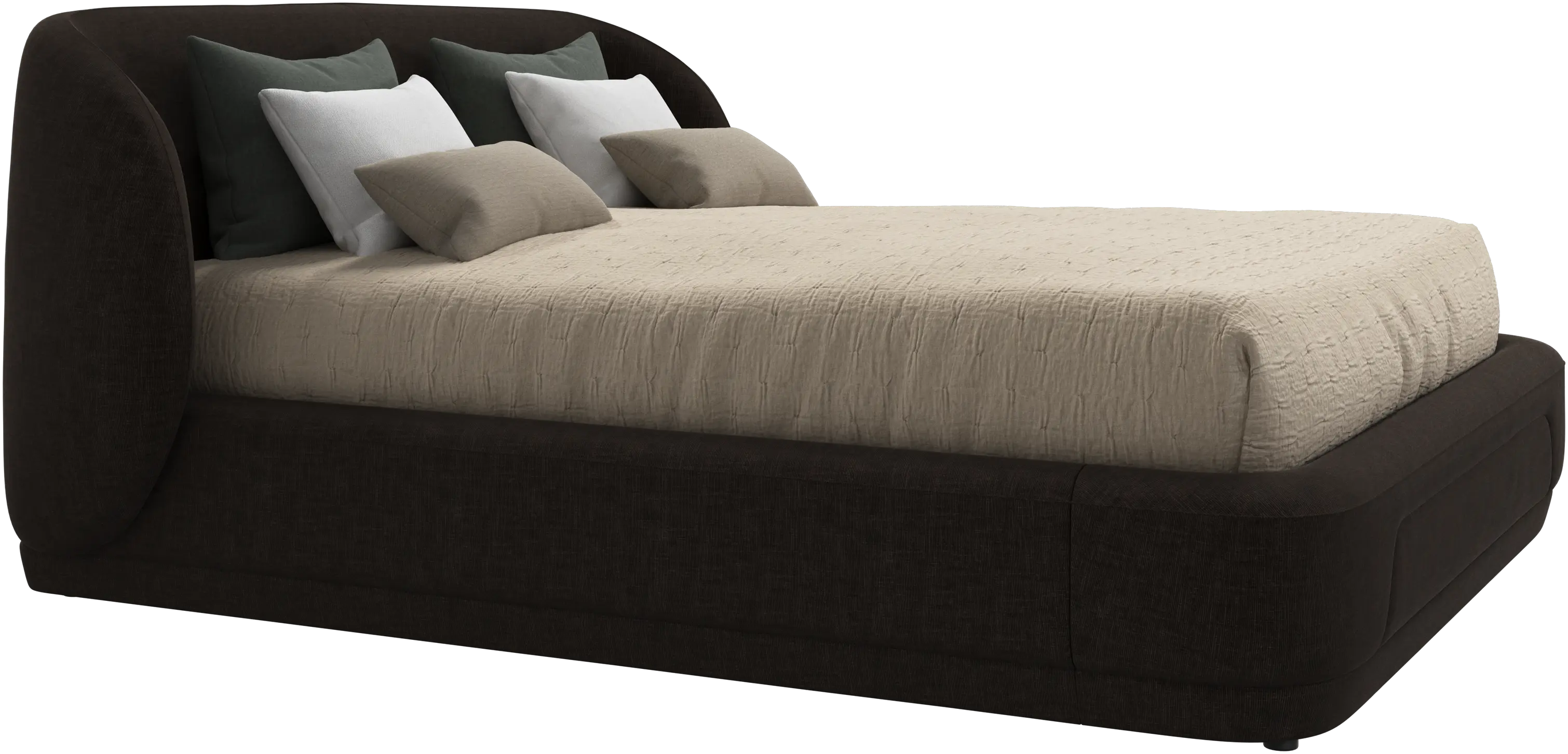 Bolzano bed with slats  - W152,5xL190cm
