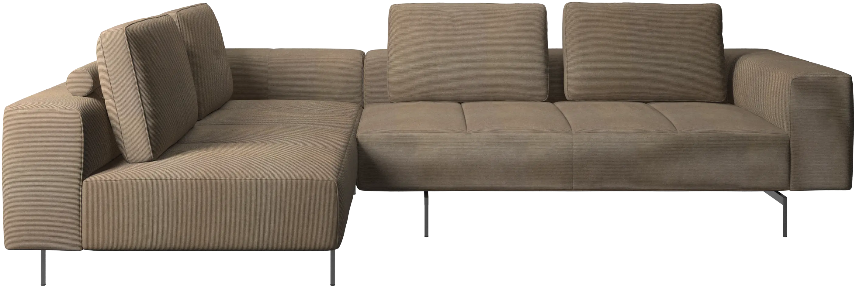 Amsterdam corner sofa with lounging unit