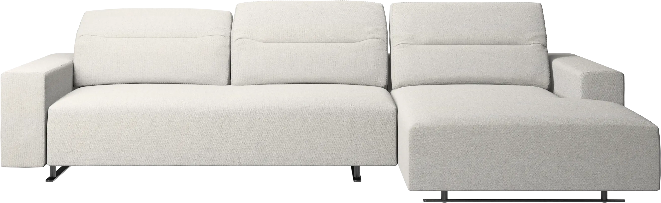 Hampton sofa with adjustable back and resting unit left side