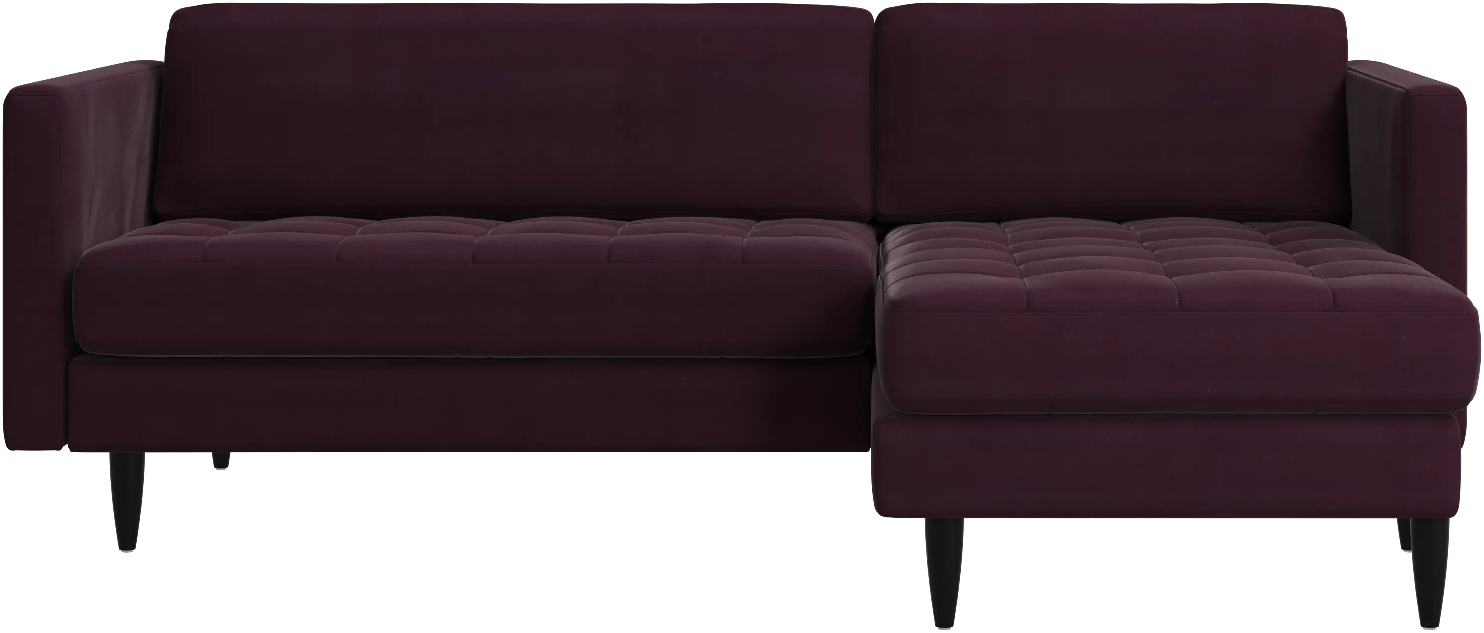 Osaka sofa with resting unit, tufted seat