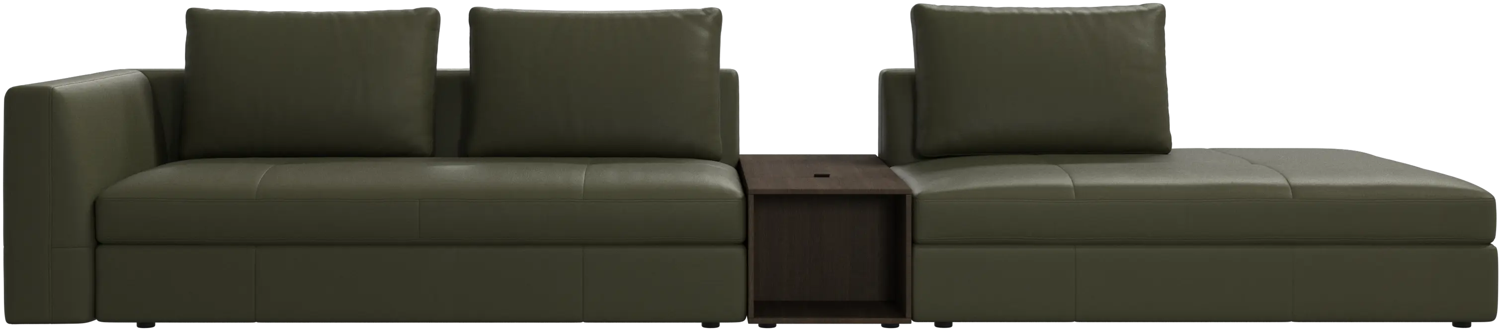 Bergamo 3 seater lounge sofa with storage