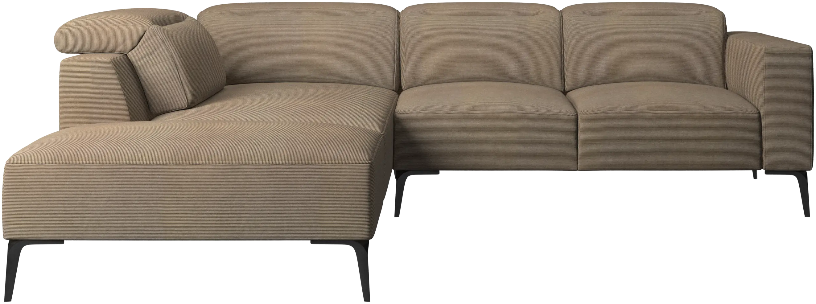 Zürich corner sofa with lounging unit