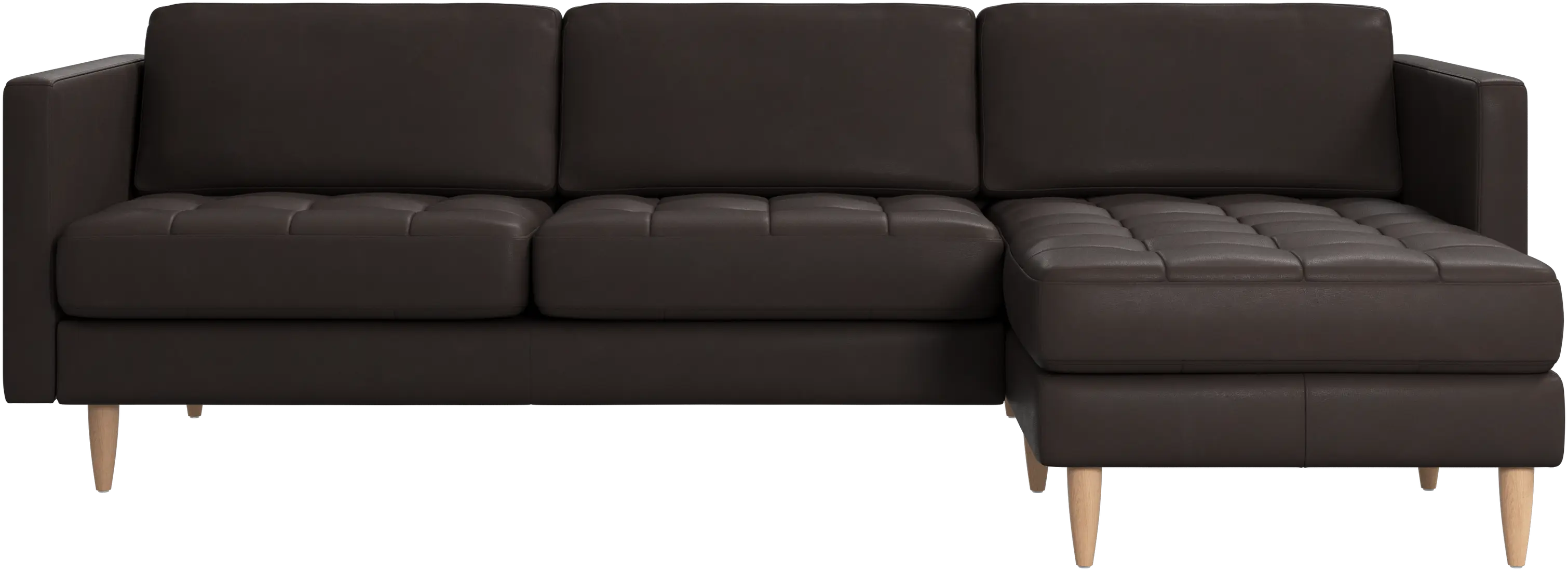 Osaka sofa with resting unit, tufted seat