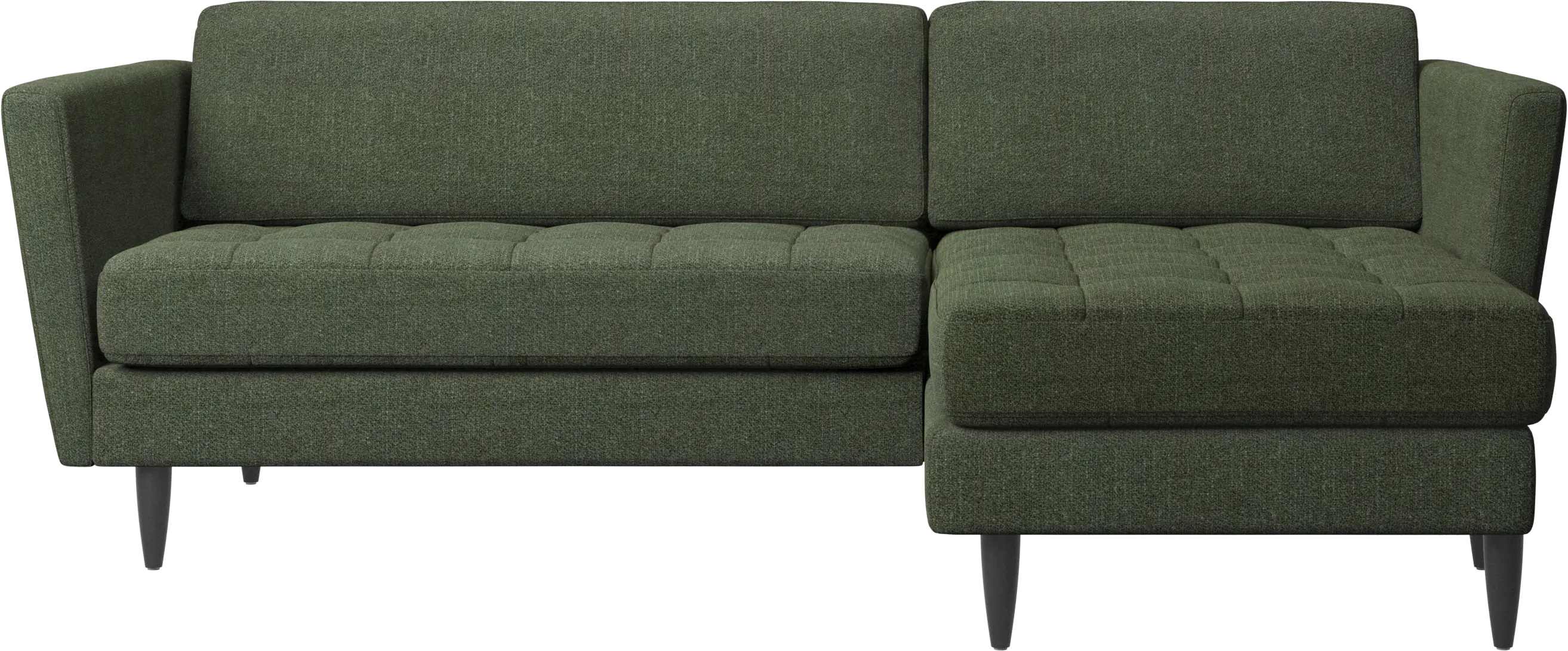 Osaka sofa with resting unit, tufted seat