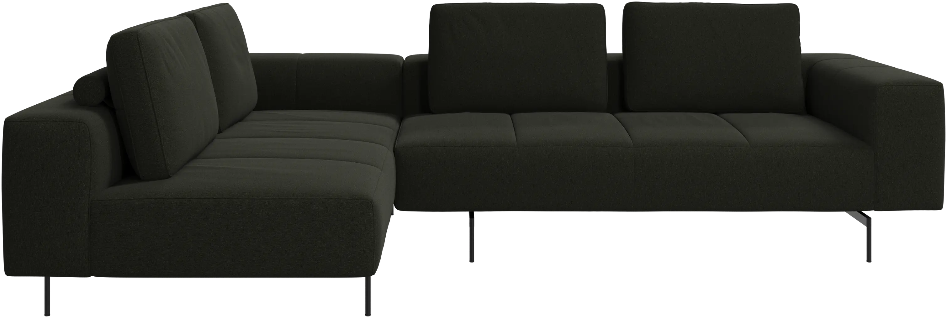 Amsterdam corner sofa with lounging unit