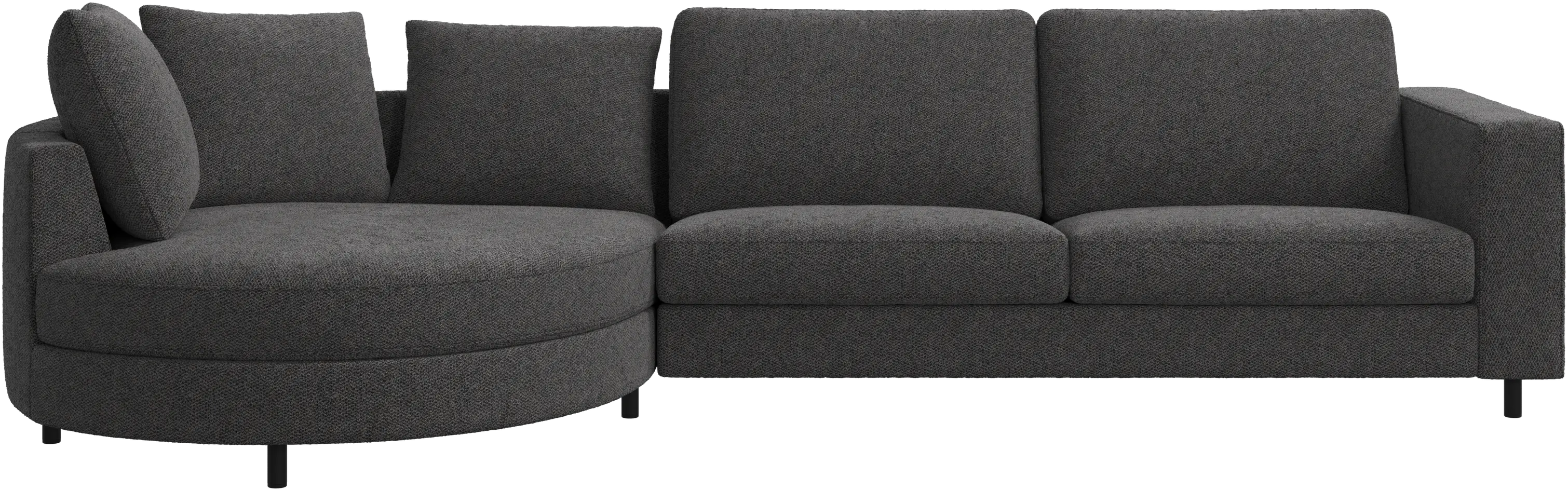 Indivi sofa with chaise longue left