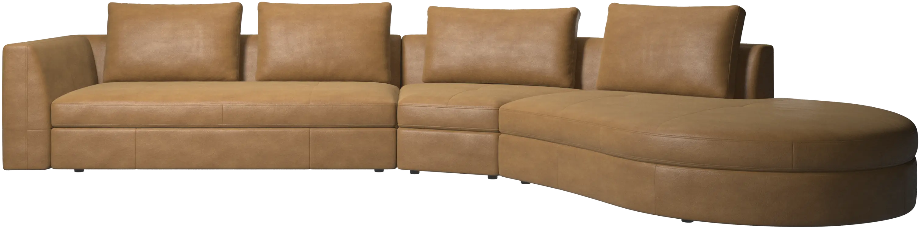 Canapé Bergamo avec module lounging,droite