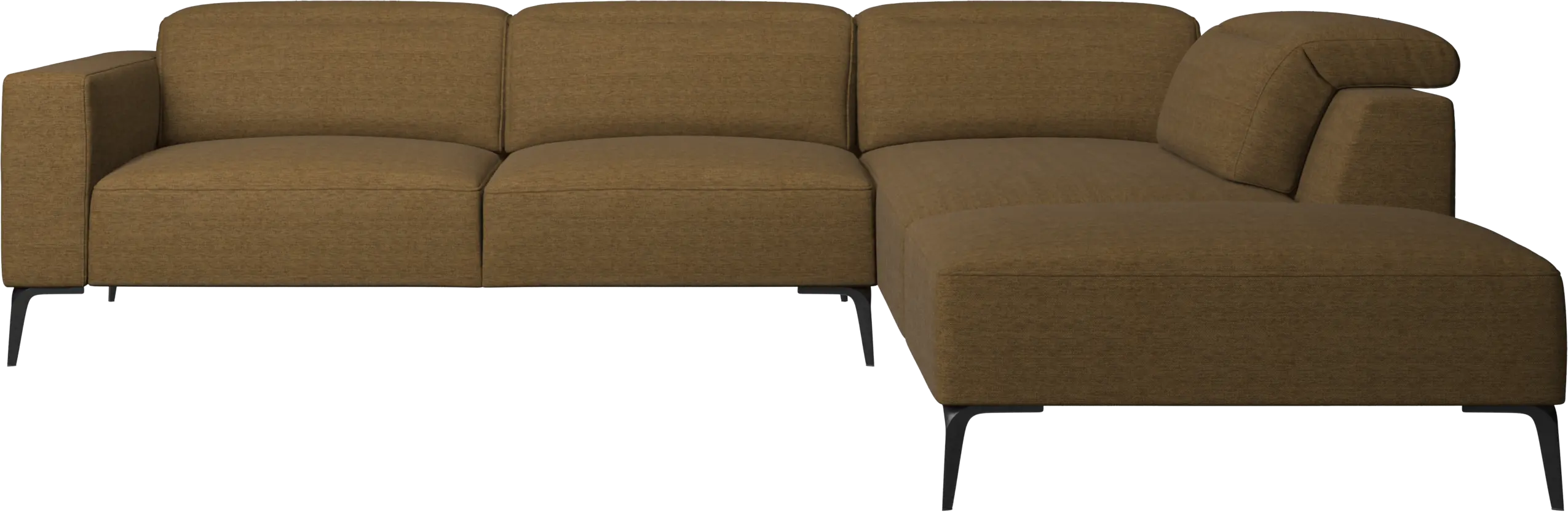 Zürich corner sofa with lounging unit