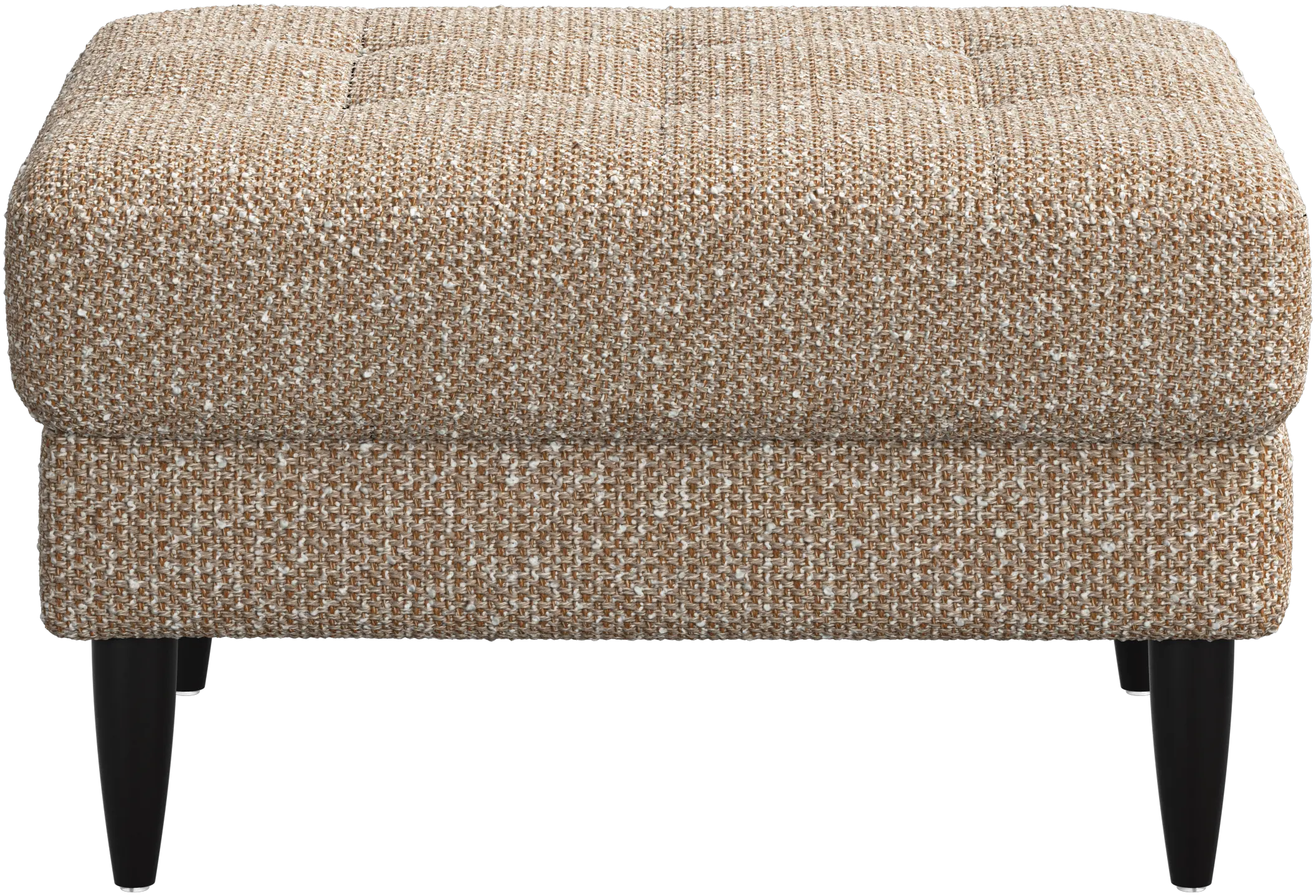 Osaka footstool, tufted seat